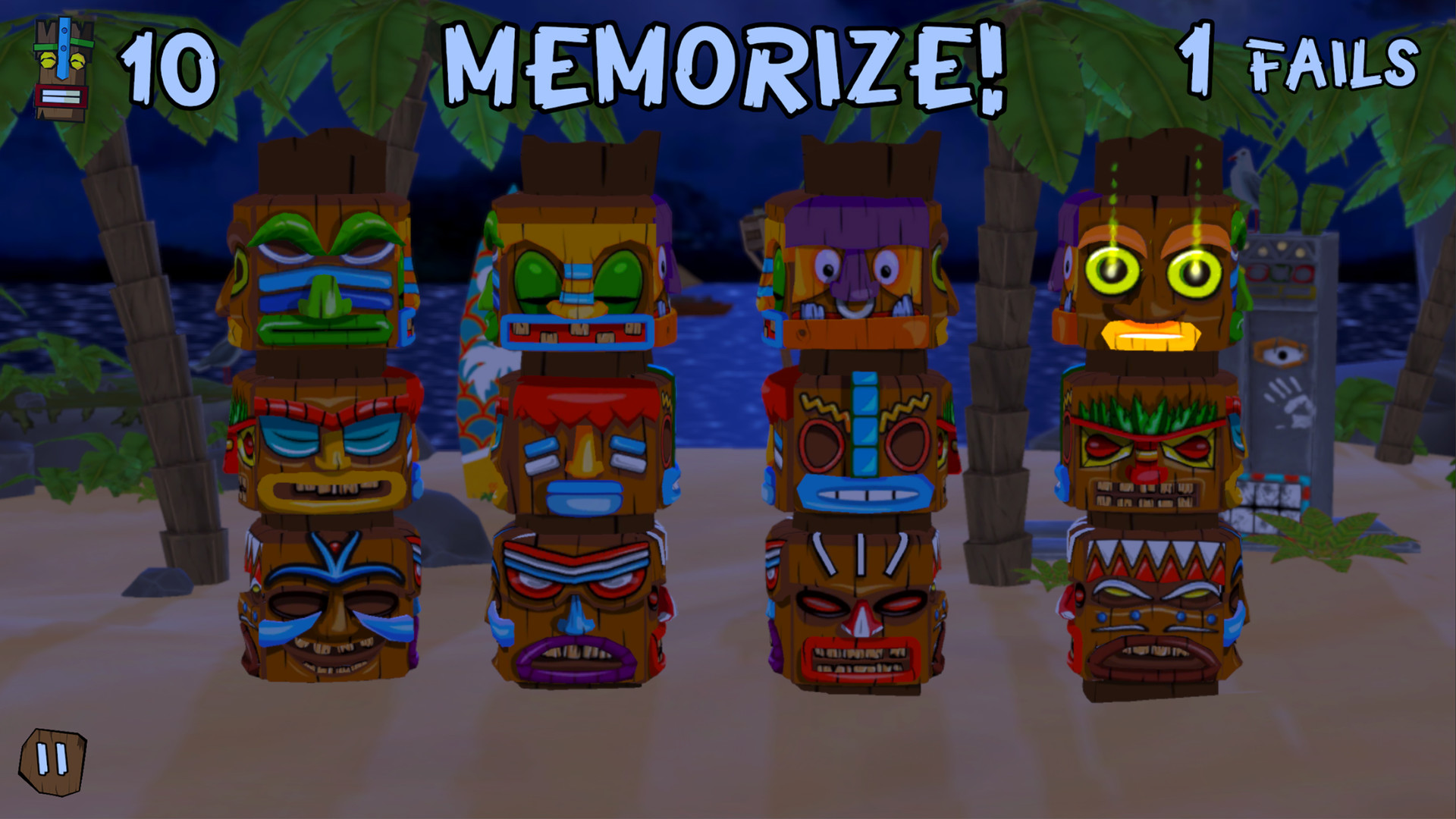 Tiki Tiki: The Tropical Memory Game