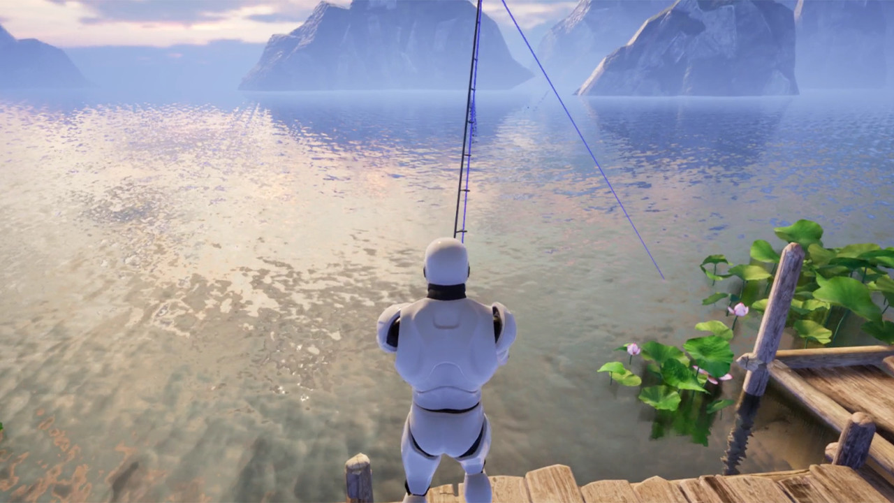 Fishing at Lotus Lakes
