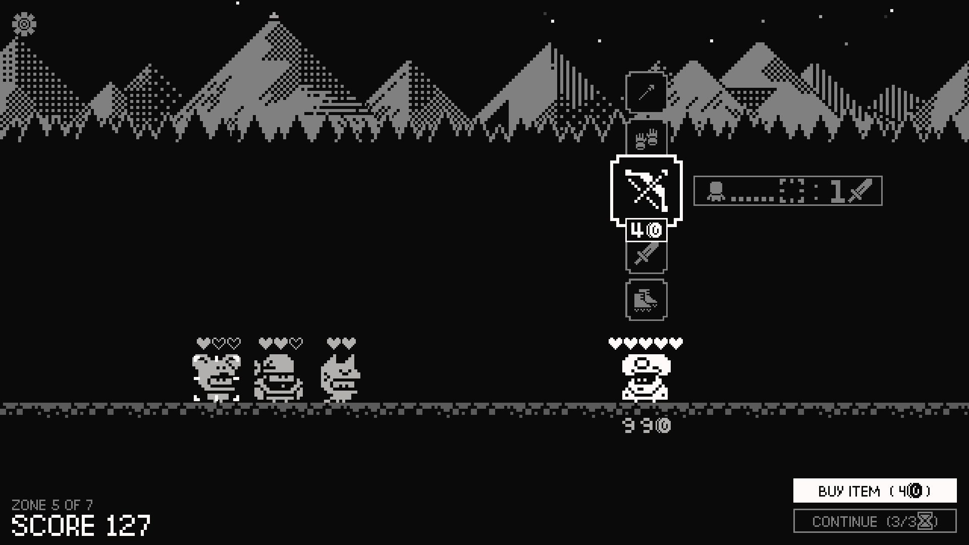 Crown Uncrown: 1D Tactics