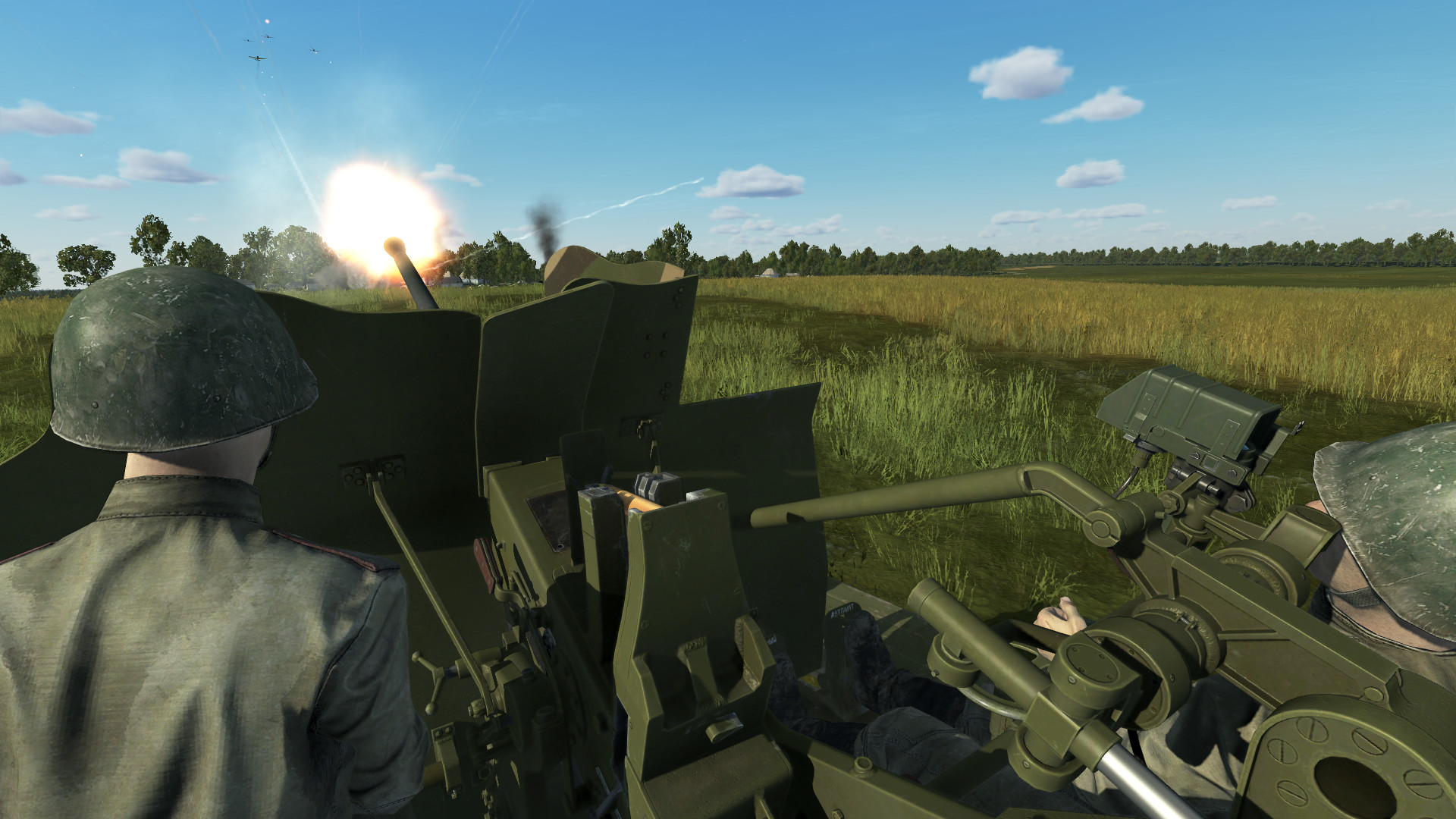 IL-2 Sturmovik: Battle of Stalingrad – GAZ-MM 72-K Anti-Aircraft Gun