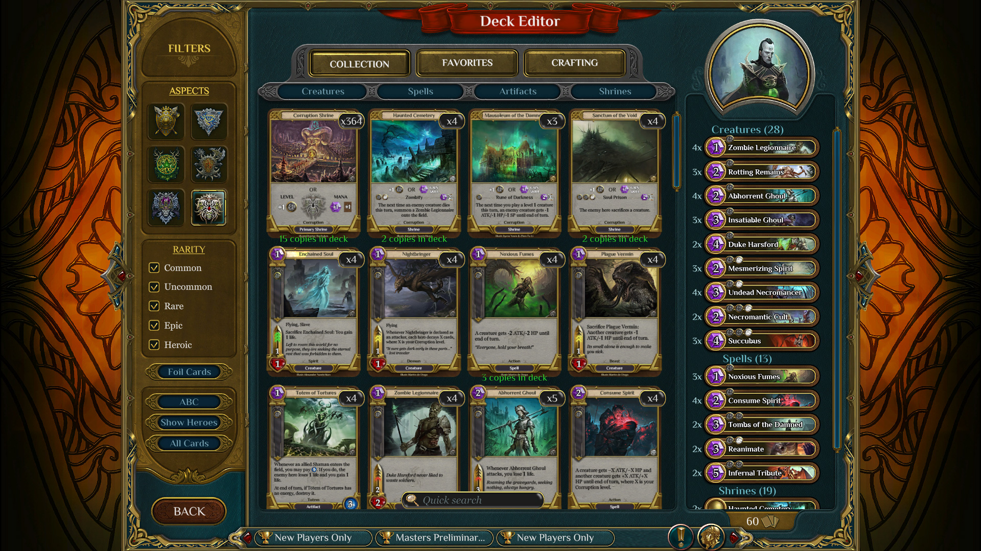 Spellweaver: Duke’s Zombies Deck