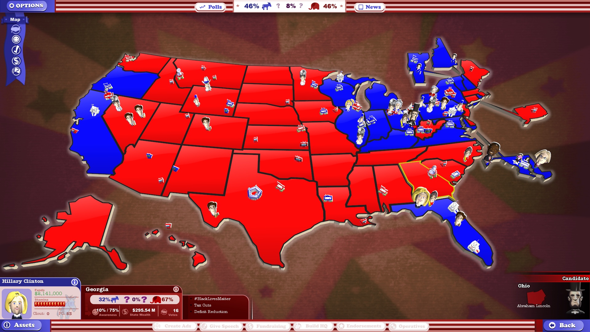 The Political Machine 2016: Campaign DLC