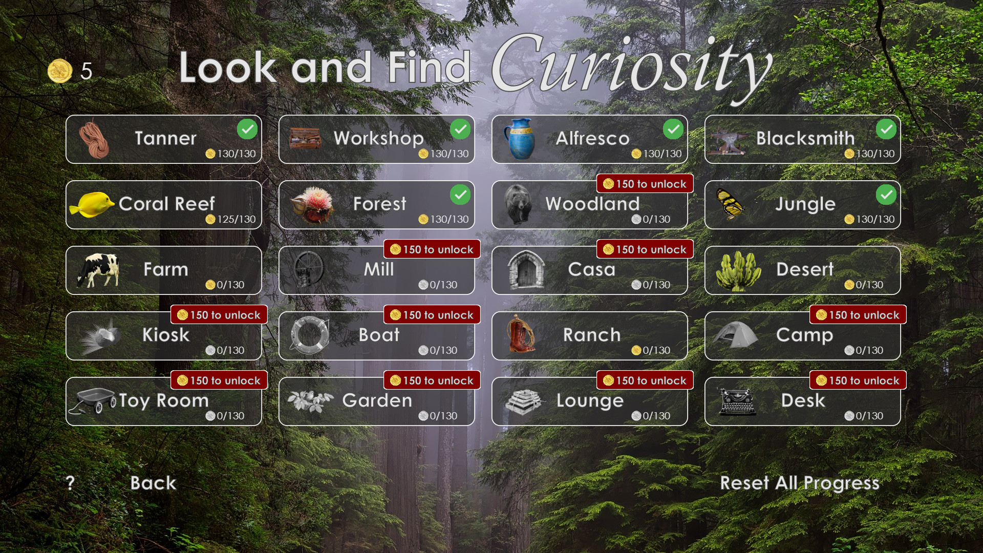 Look and Find: Curiosity