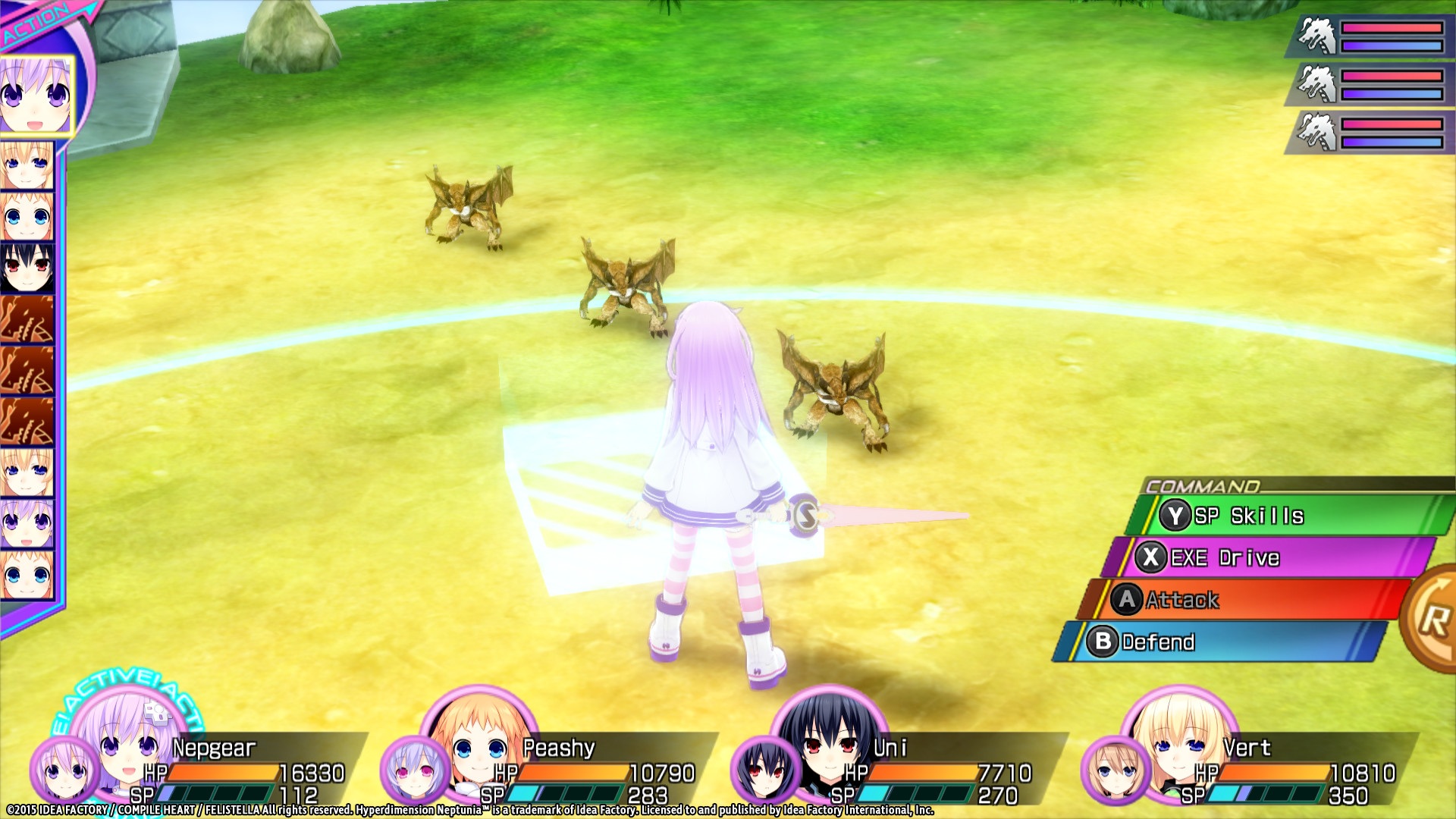 Hyperdimension Neptunia Re;Birth3: V Generation – Mini Island