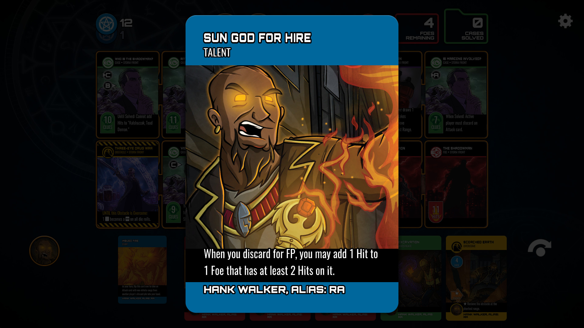 Dresden Files Cooperative Card Game: Ra Crossover
