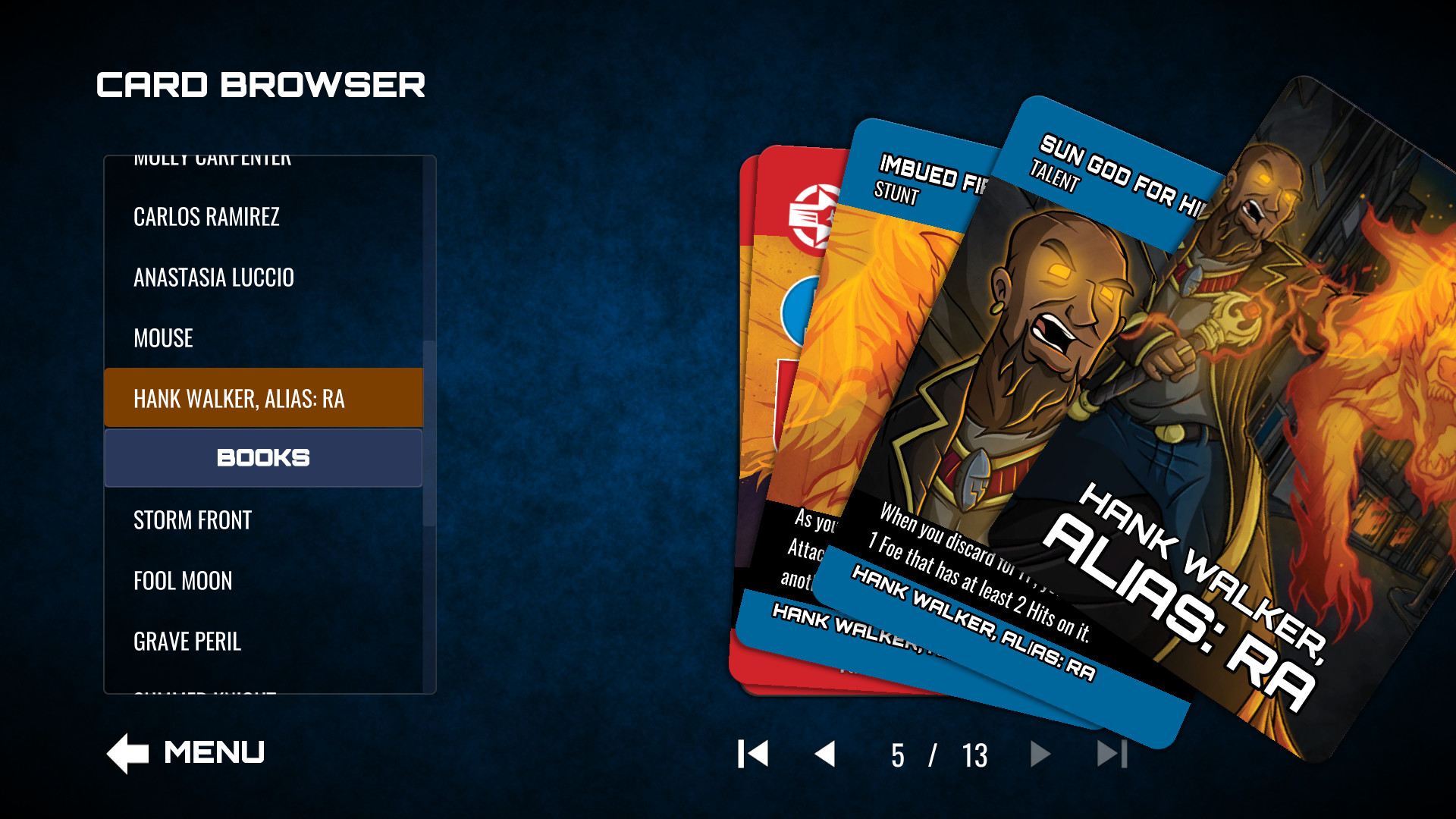 Dresden Files Cooperative Card Game: Ra Crossover