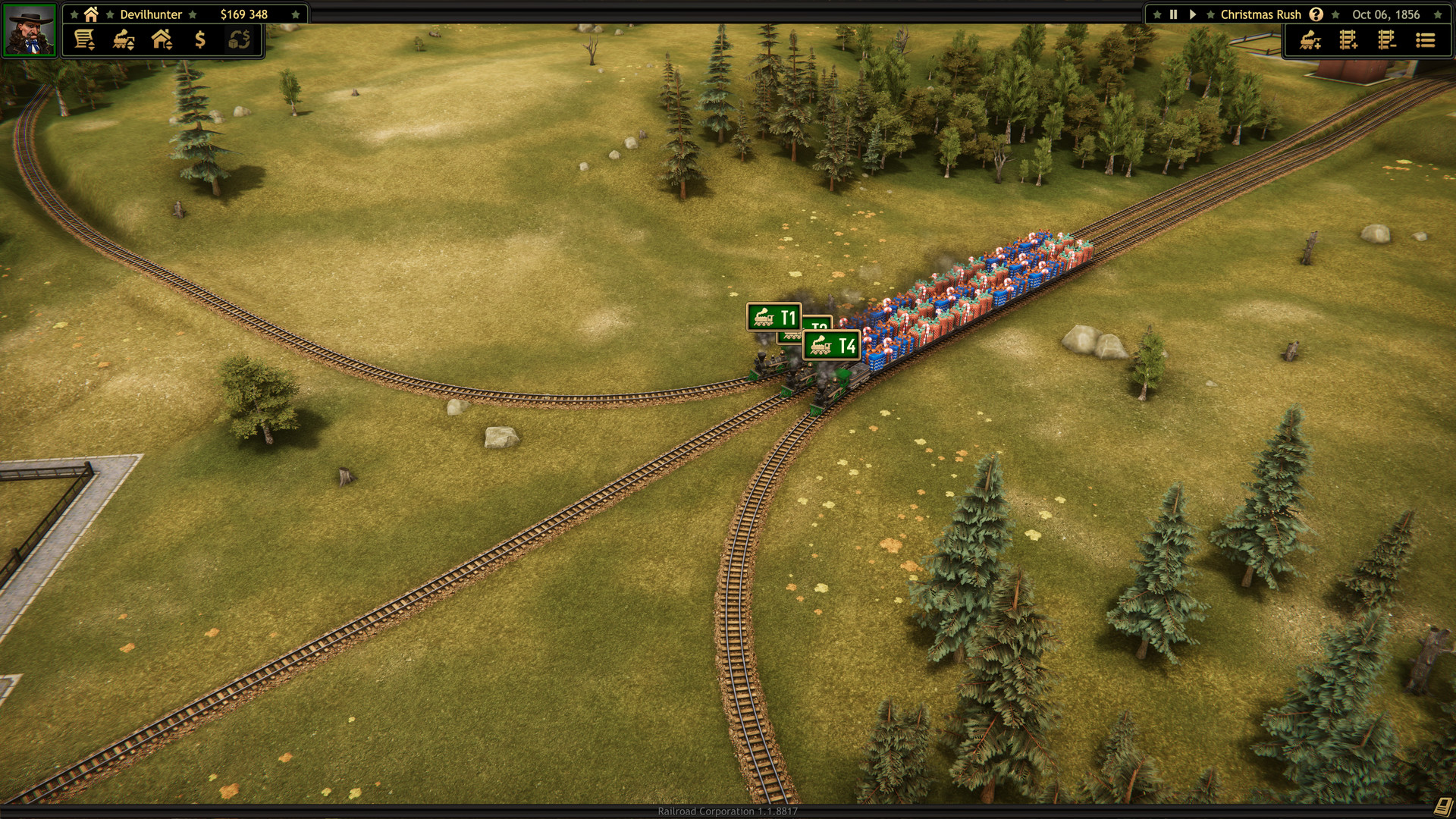 Railroad Corporation: Christmas Rush