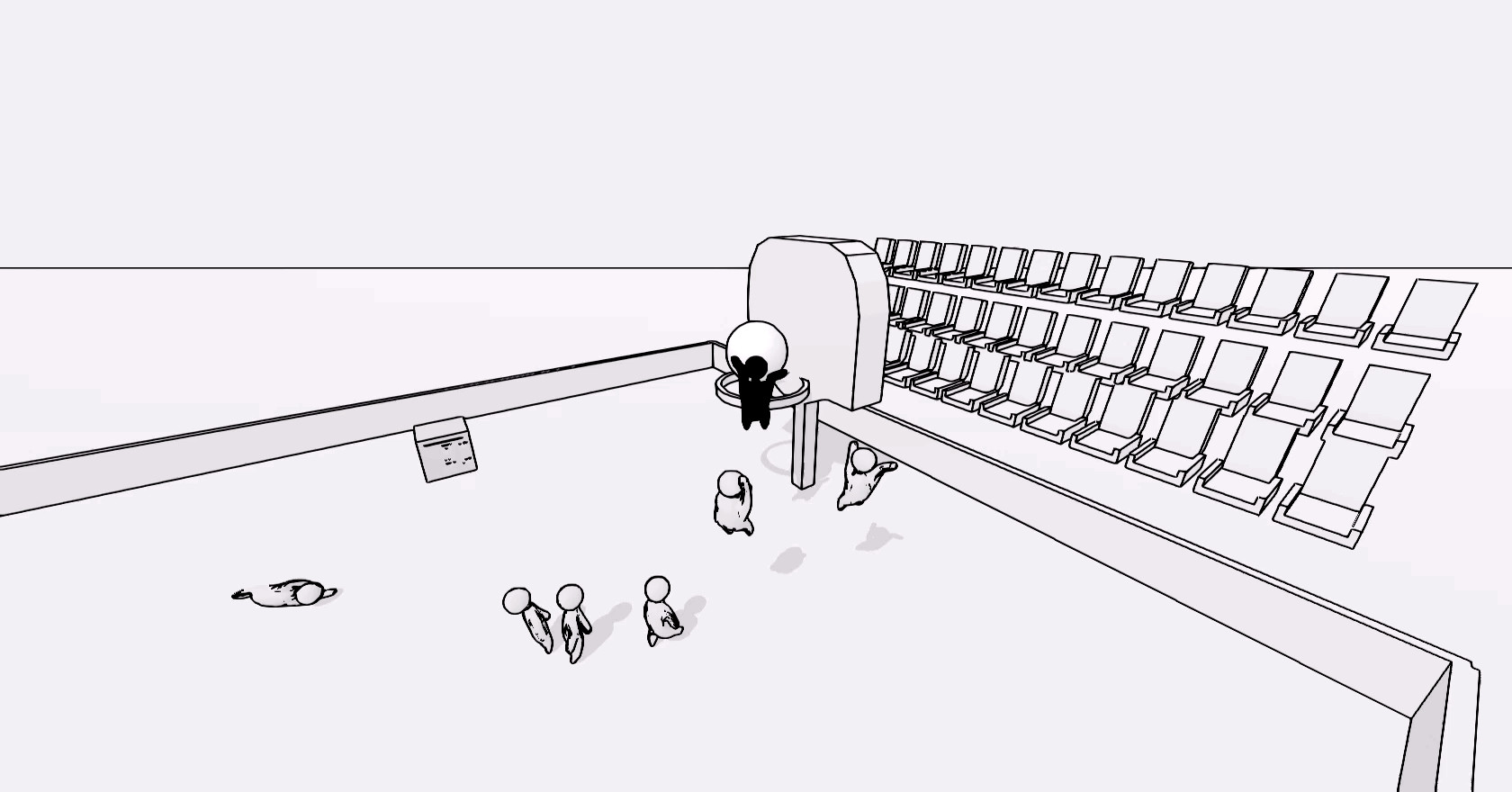 Crowd Simulator: Long Way to Go