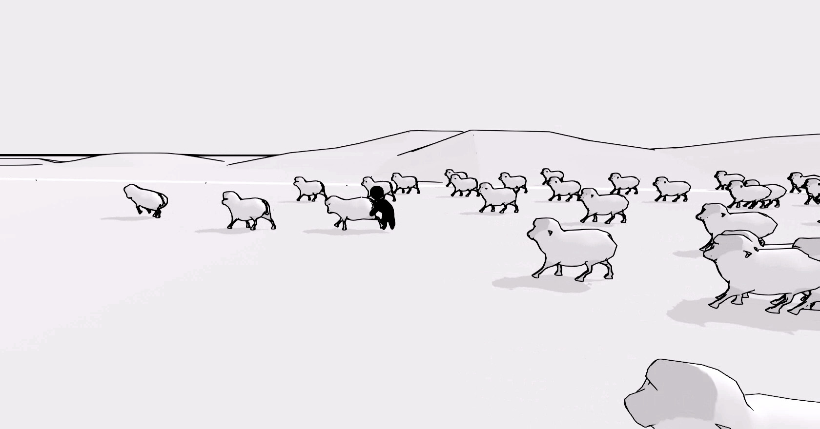 Crowd Simulator: Long Way to Go