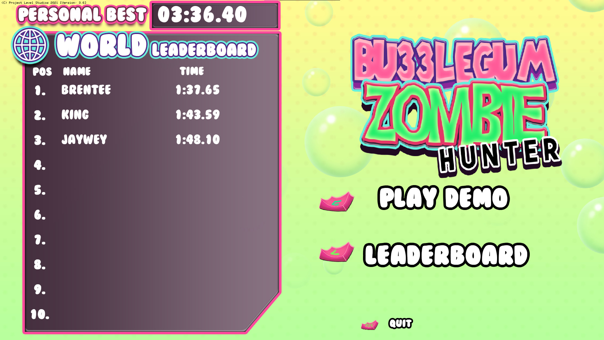 Bubblegum Zombie Hunter