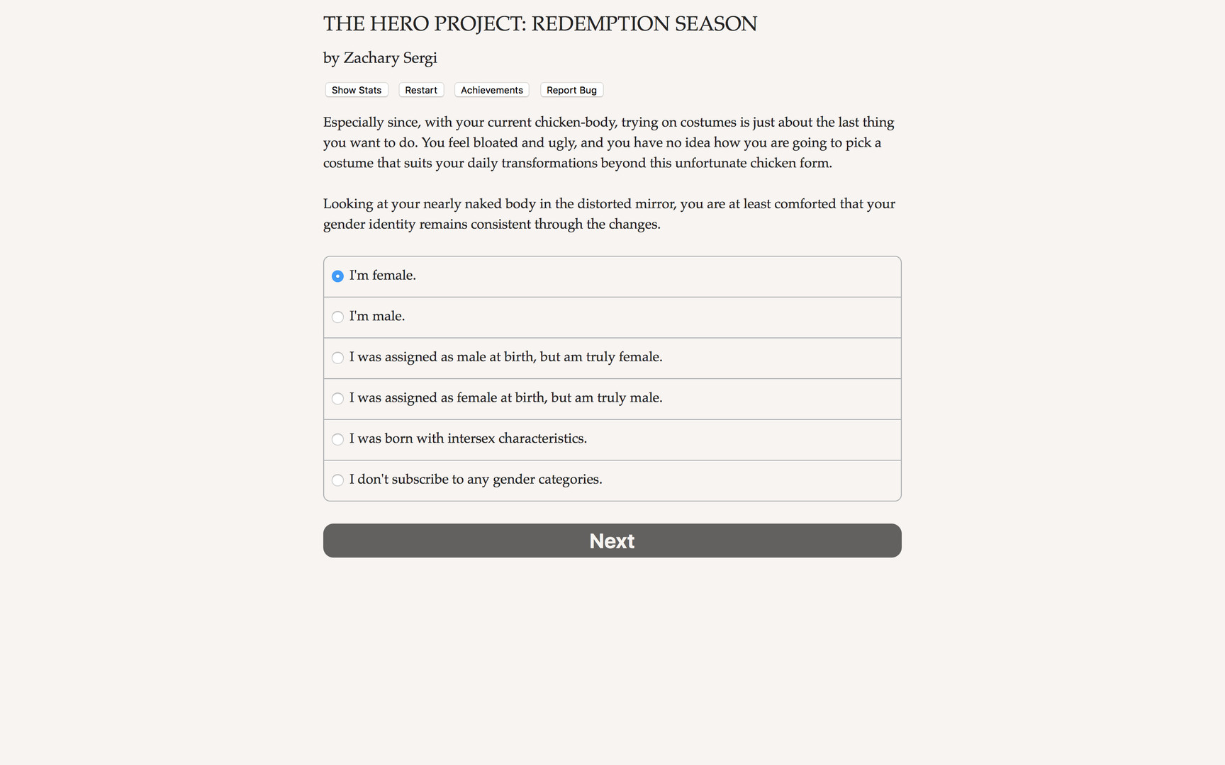 The Hero Project: Redemption Season – MeChip Warning System