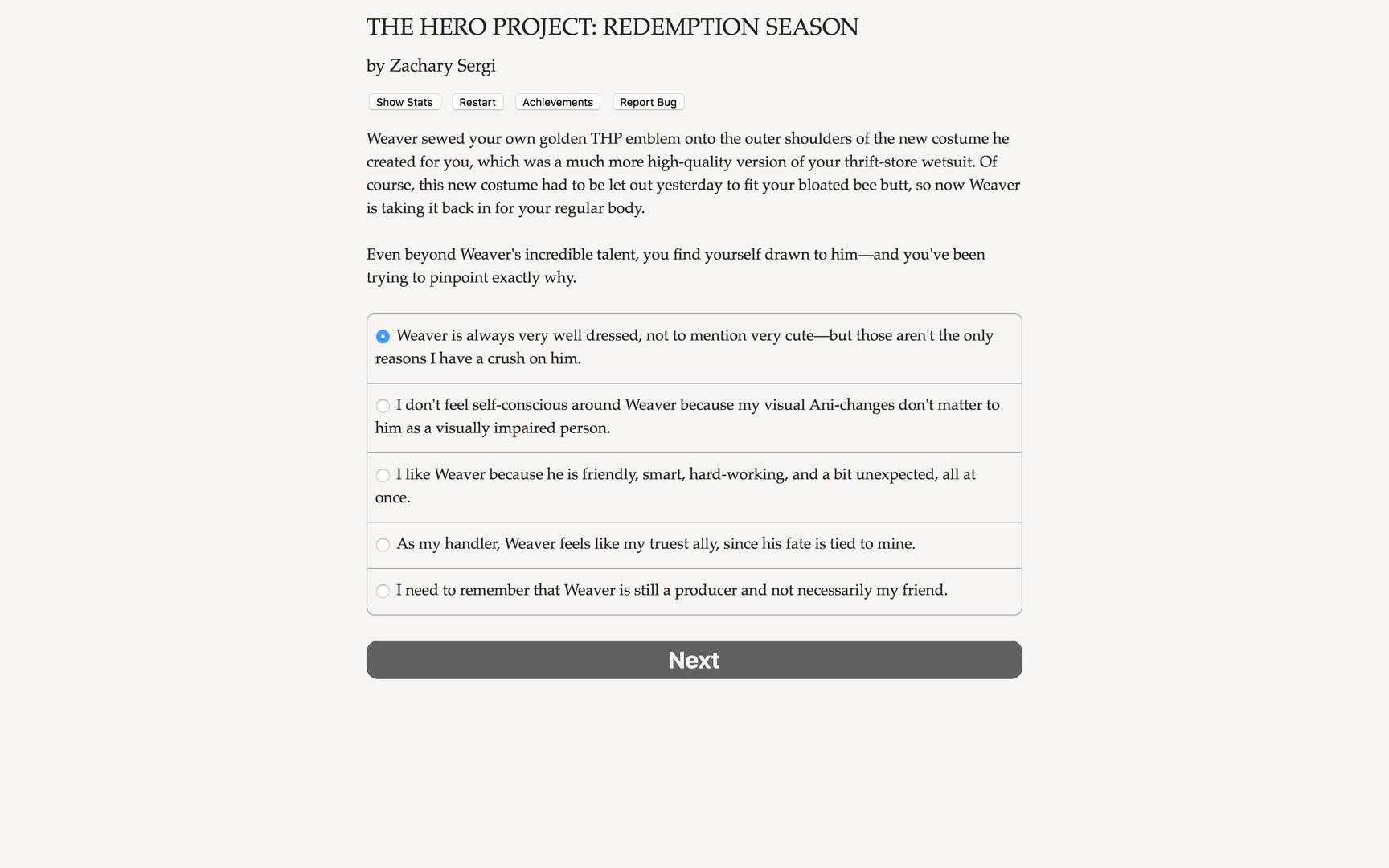 The Hero Project: Redemption Season – MeChip Warning System