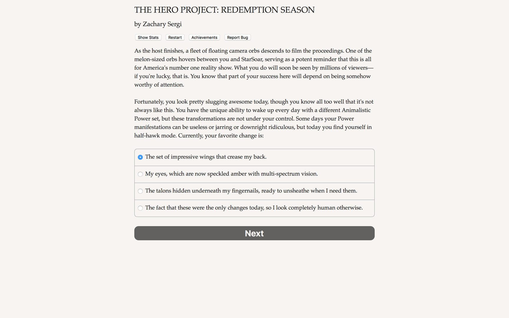 The Hero Project: Redemption Season – MeChip Warning System