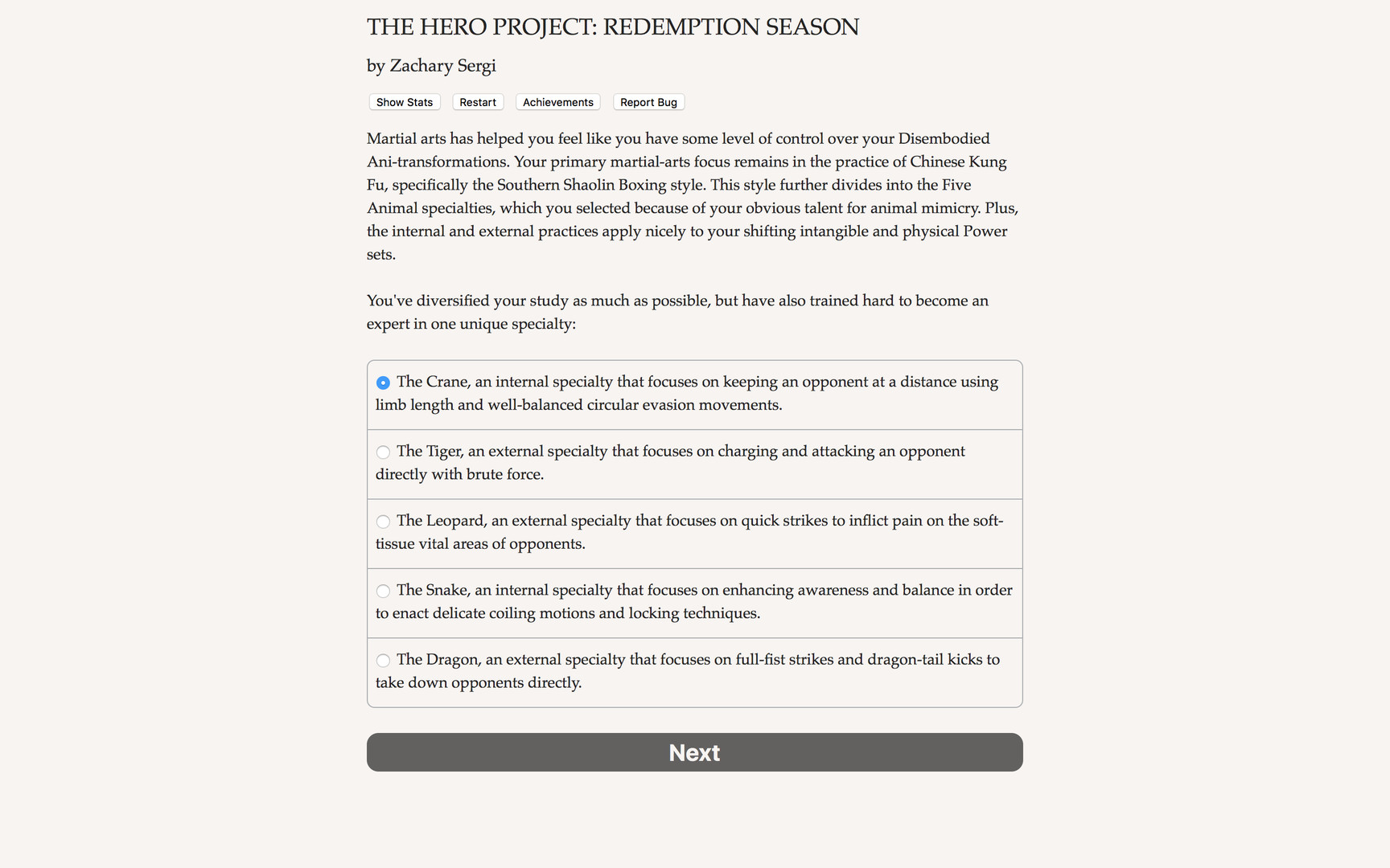 The Hero Project: Redemption Season – MeChip Warning System
