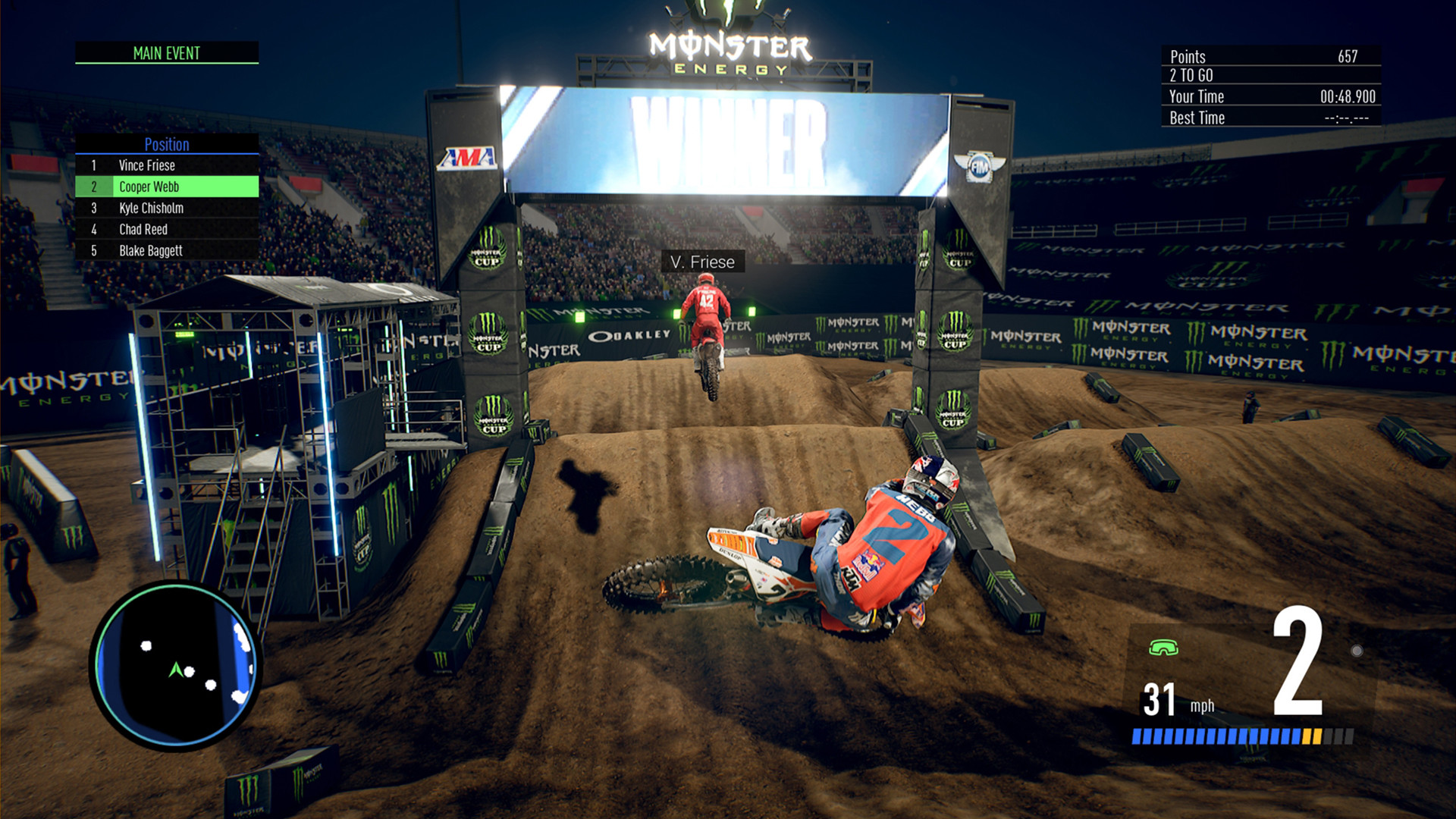 Monster Energy Supercross: The Official Videogame 3 – Monster Energy Cup