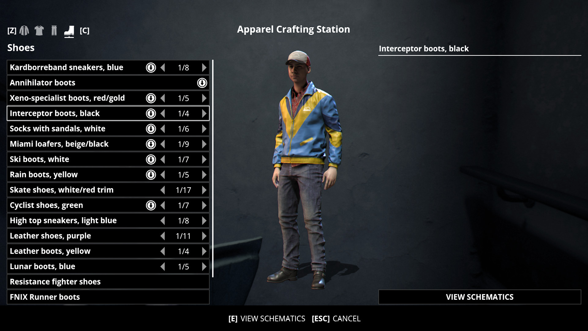 Generation Zero: Apparel Crafting