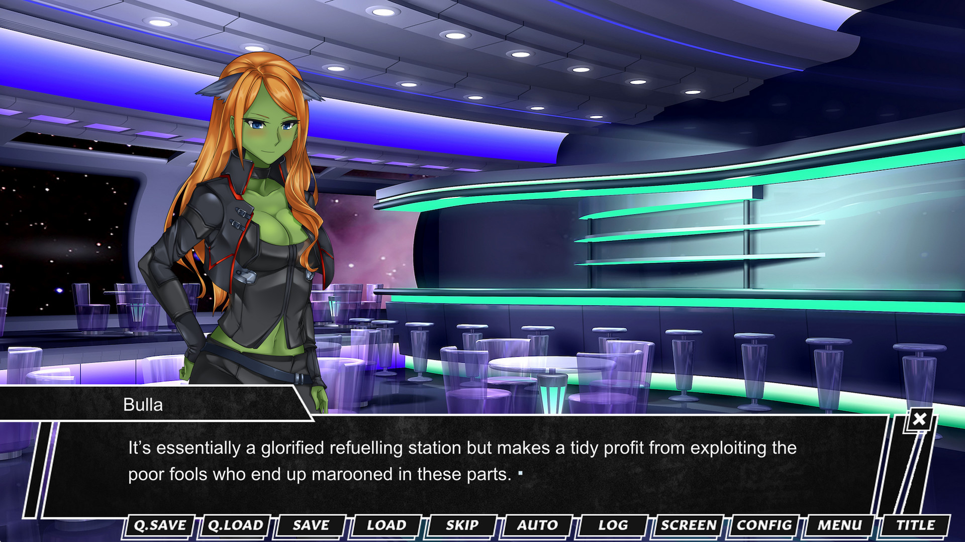 Space Bar at the End of the Galaxy