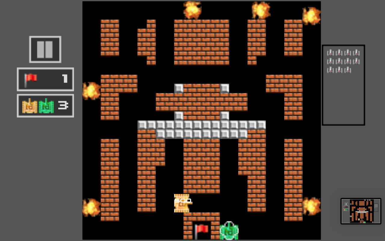 Tank Shoot 2D: Battle to save City Flag