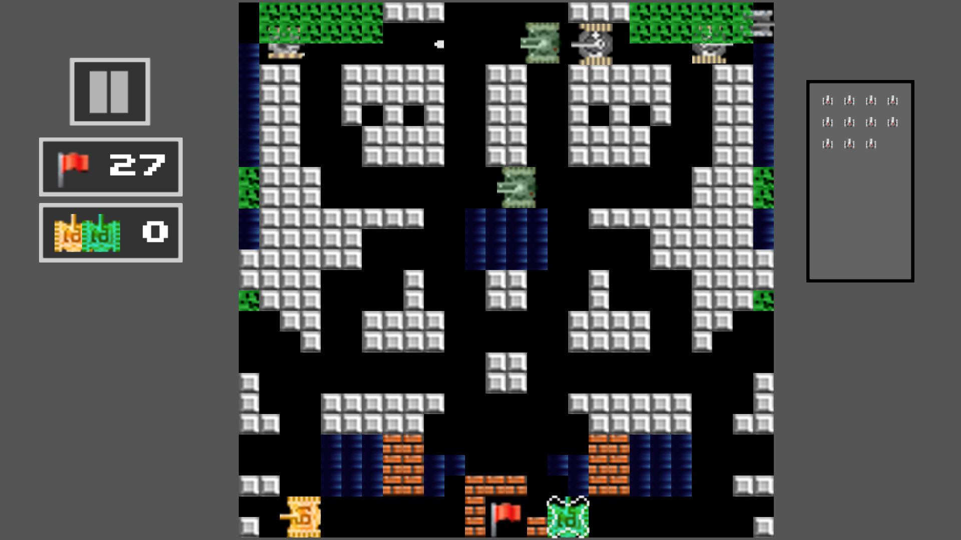 Tank Shoot 2D: Battle to save City Flag