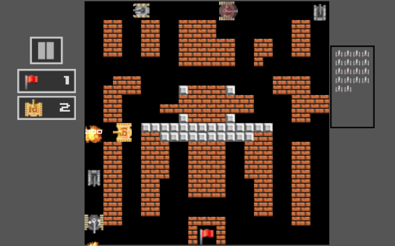 Tank Shoot 2D: Battle to save City Flag