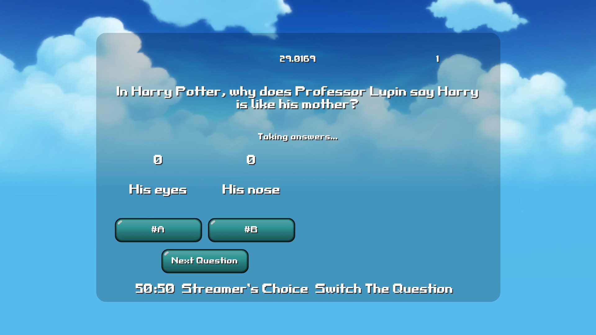 Chat Millions: Stream Quiz Game