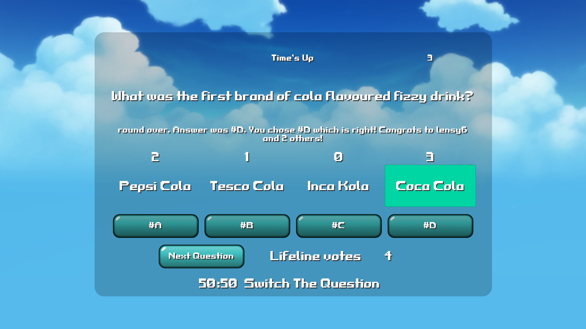 Chat Millions: Stream Quiz Game