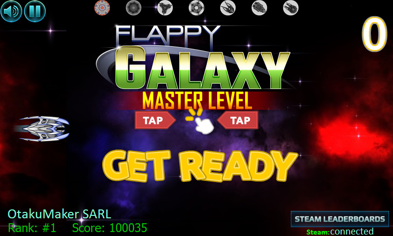 Flappy Galaxy: Master Level