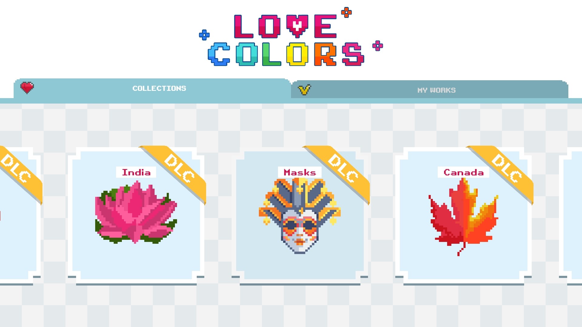 Love Colors: Pixel Adventurer