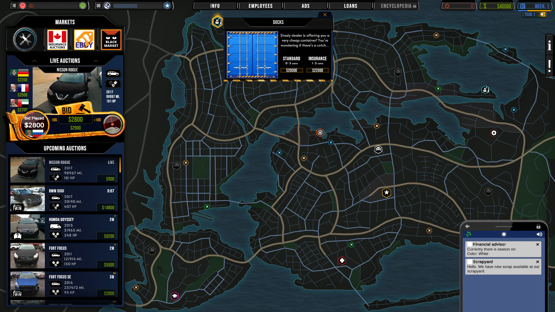 Car Trader Simulator: Welcome to the Business