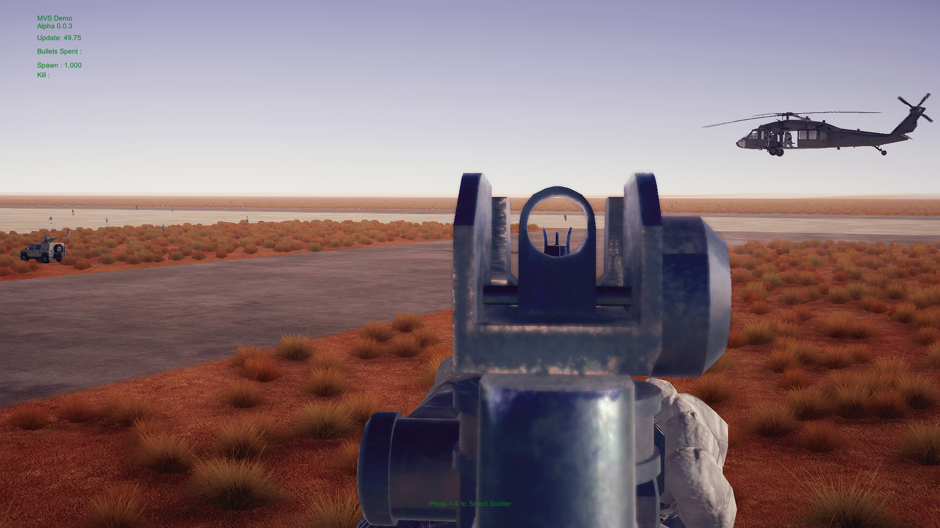 Minigun vs. Swarms of the Zombie Apocalypse Simulator