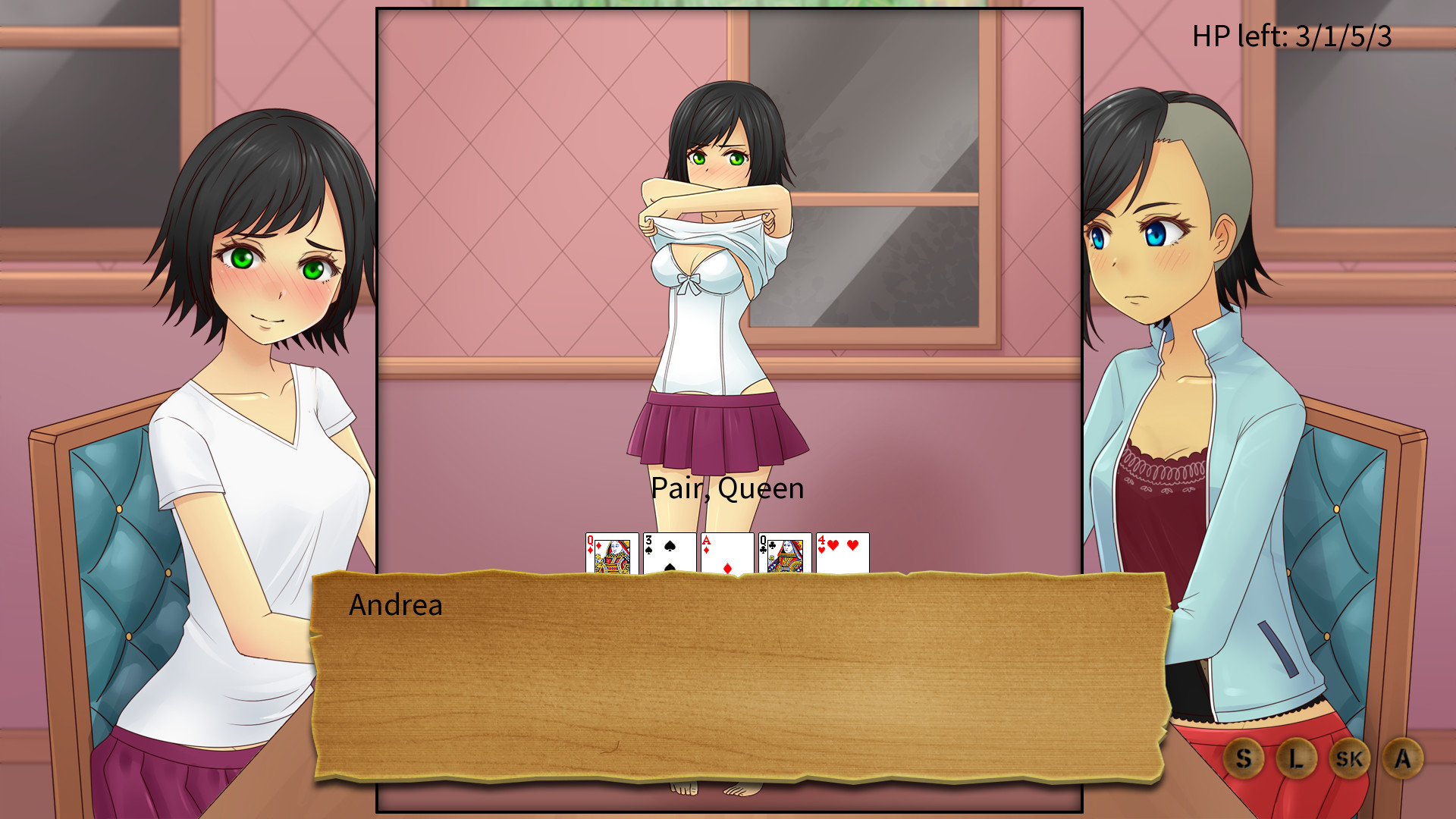 Army Gals: The Poker Game