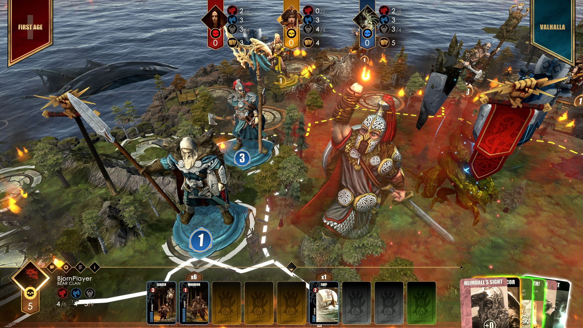 Blood Rage: Digital Edition – Gods of Asgard