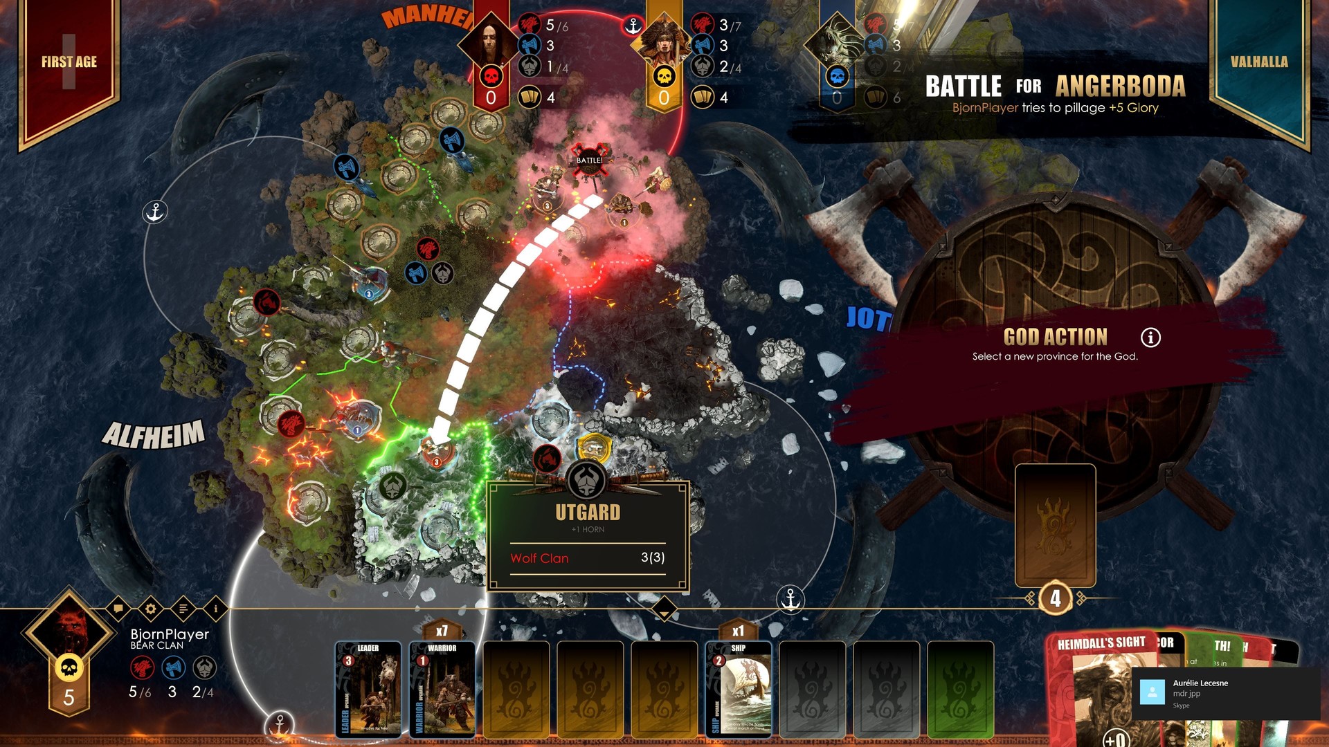 Blood Rage: Digital Edition – Gods of Asgard