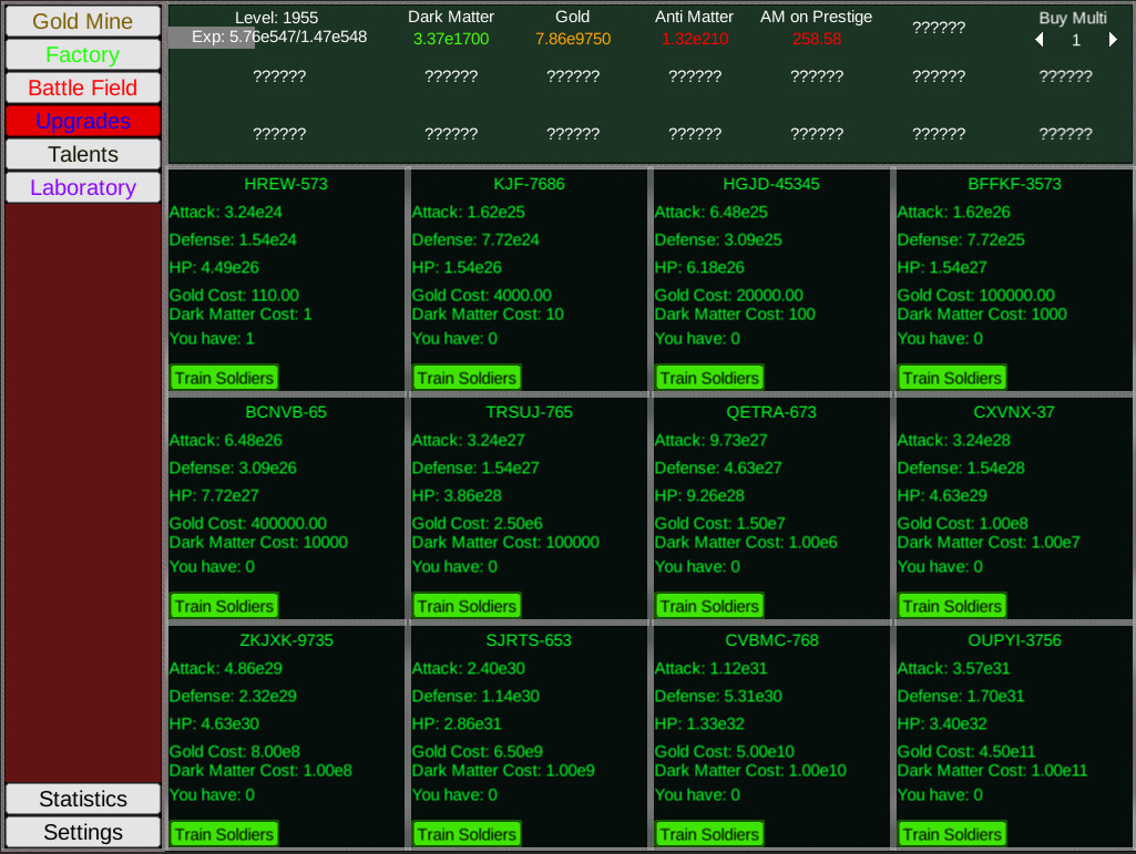 Conquer the Universe