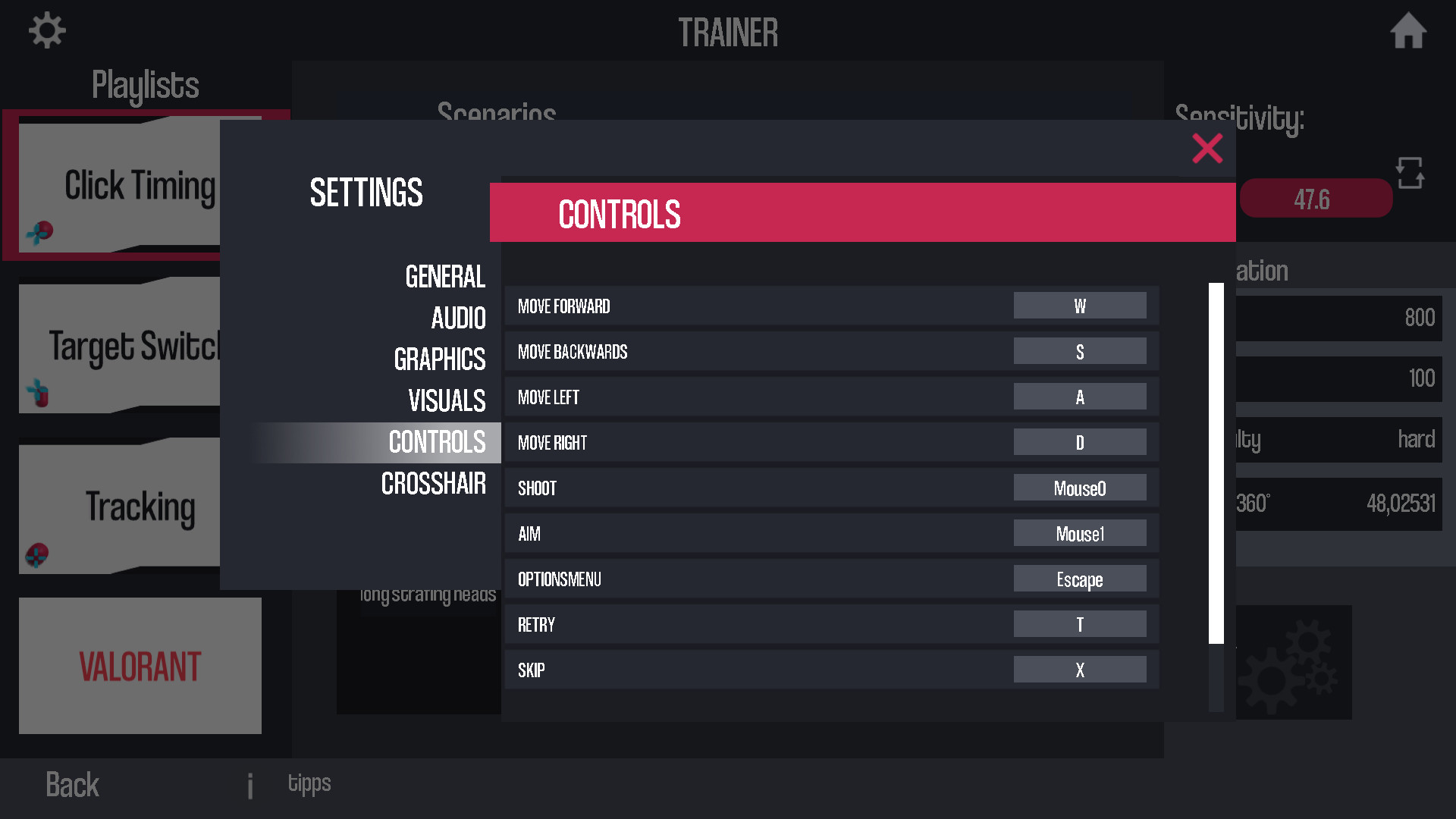 Oblivity: Find your perfect Sensitivity