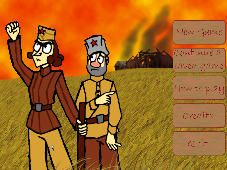 Sniper and Spotter Serving the Motherland