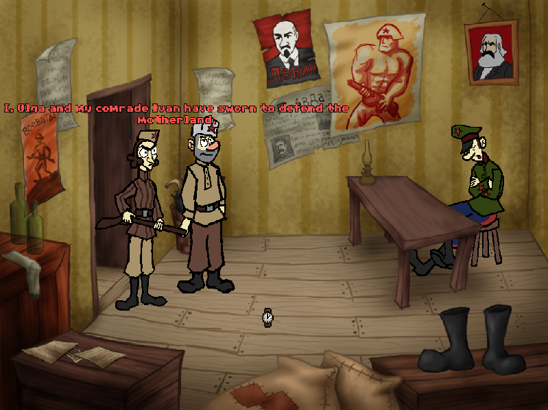 Sniper and Spotter Serving the Motherland