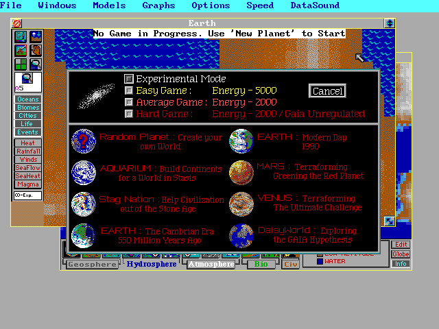 SimEarth: The Living Planet