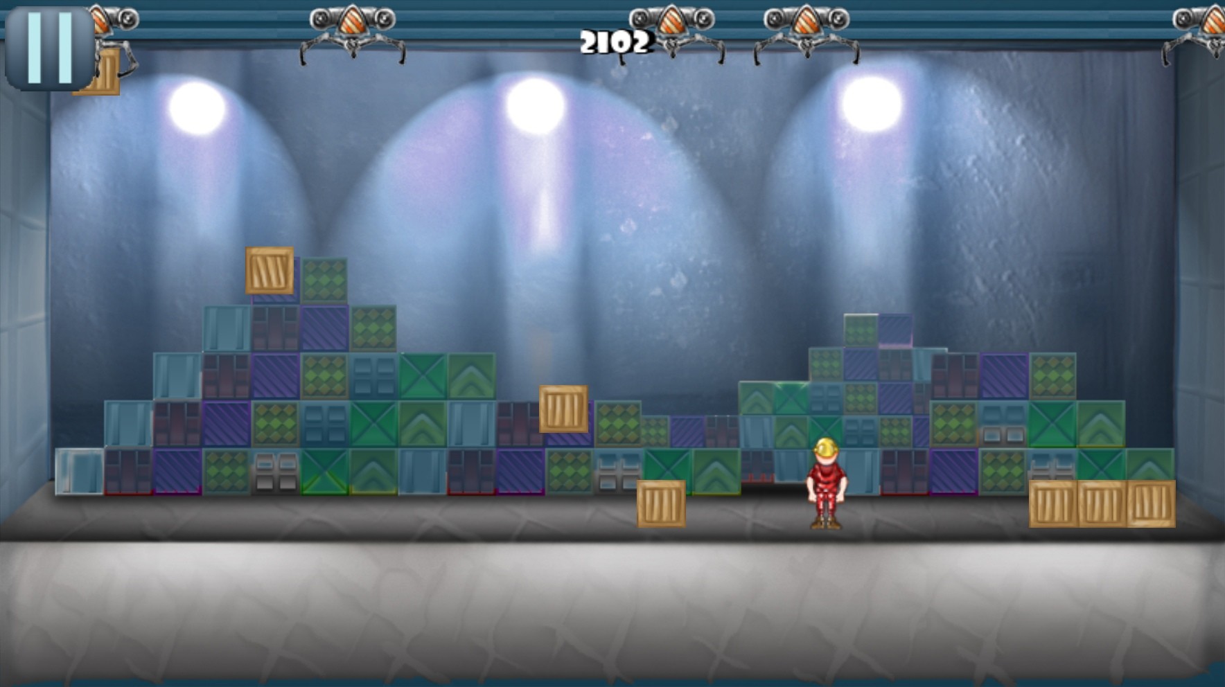 Movers in the Warehouse