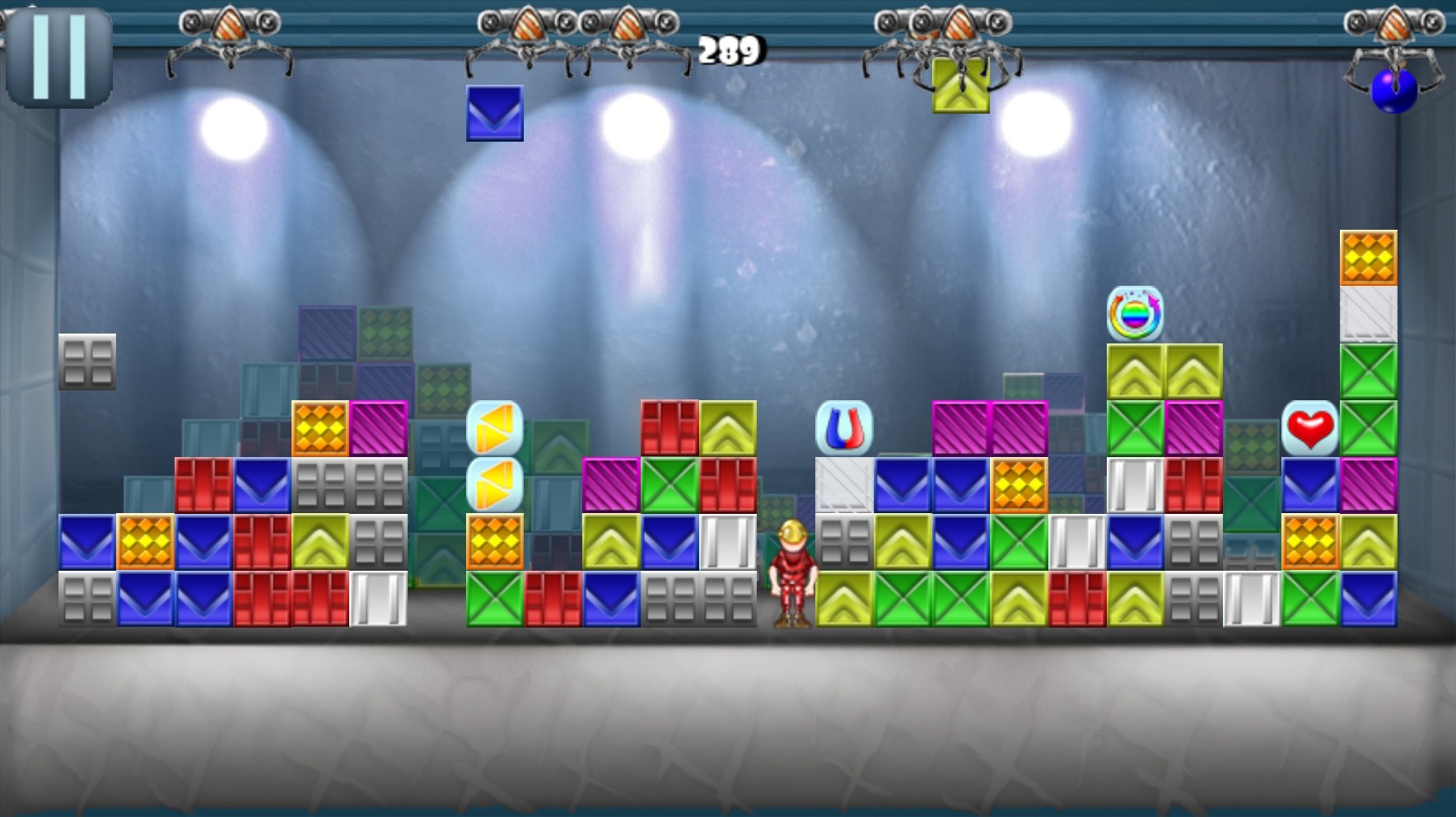 Movers in the Warehouse