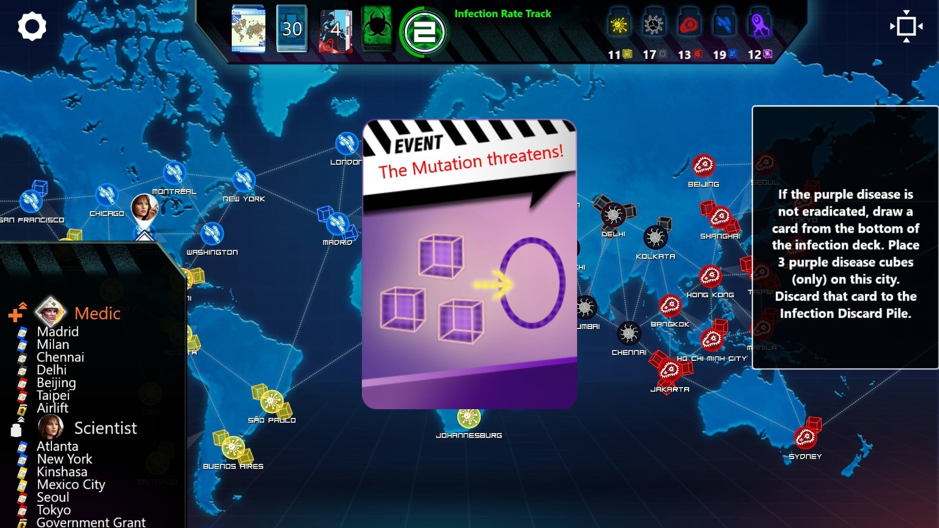 Pandemic: The Board Game – On the Brink: Mutation