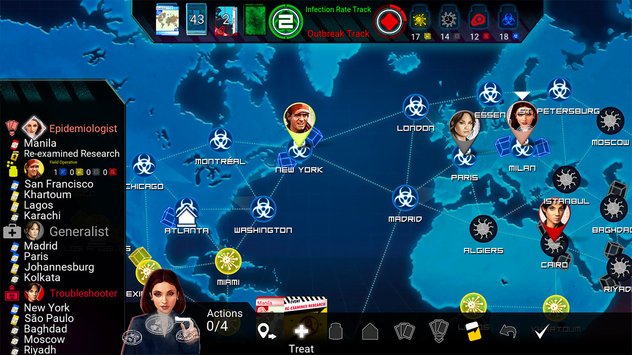 Pandemic: The Board Game – On the Brink: Roles &amp; Events