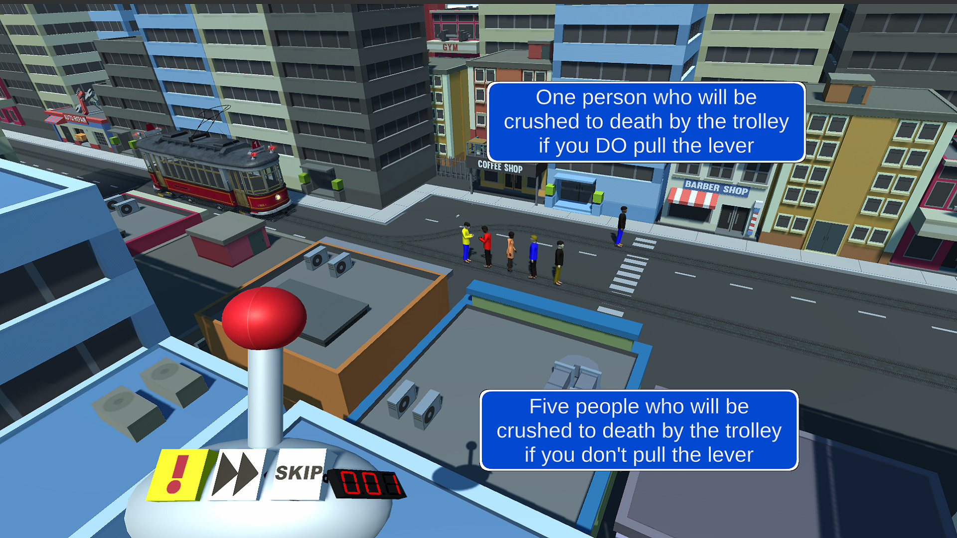 The Trolley Problem Game