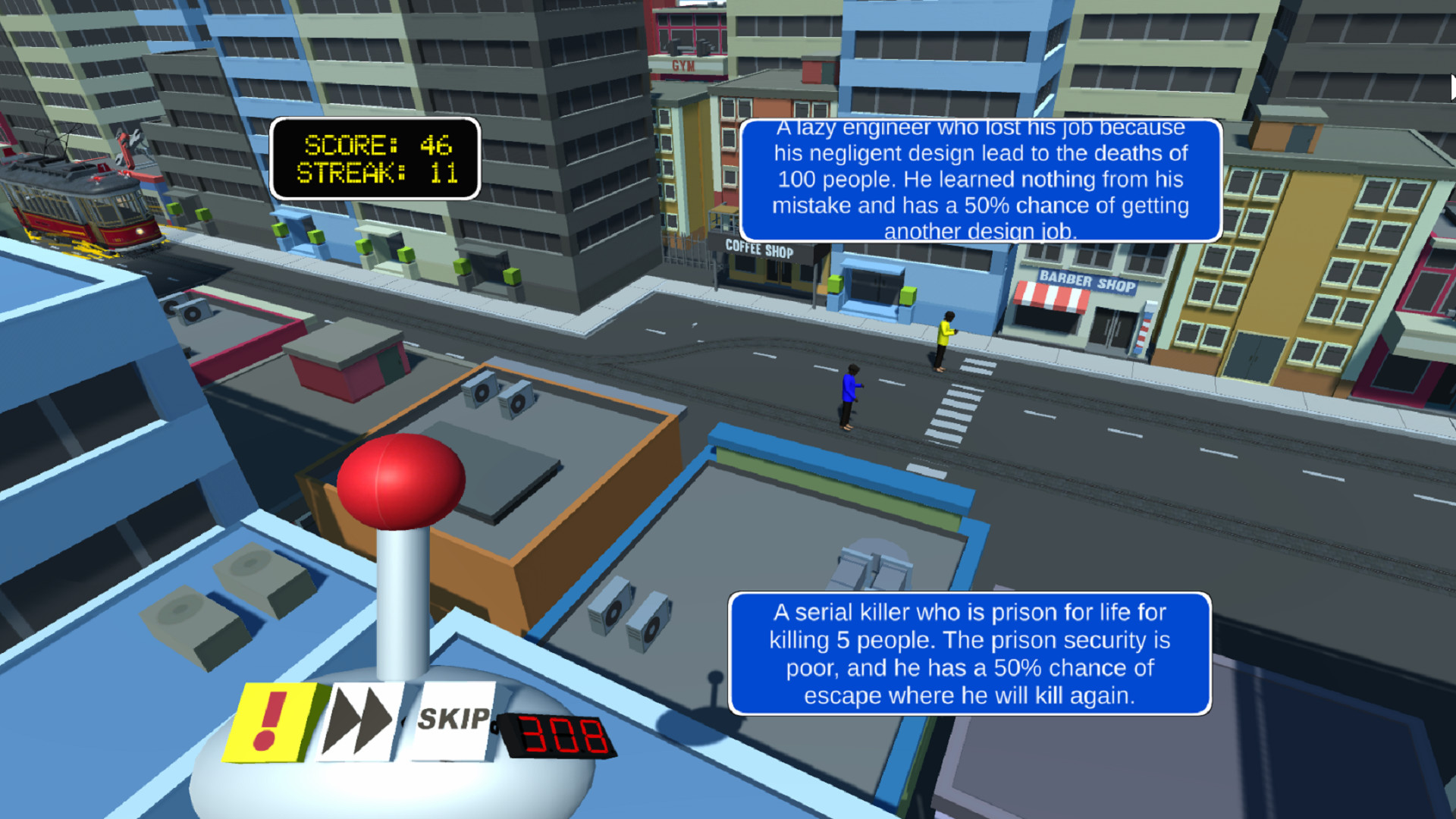 The Trolley Problem Game