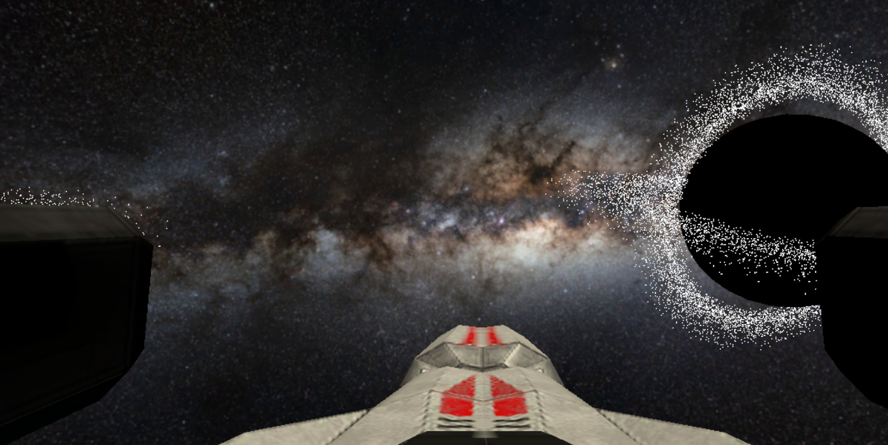VR Black Hole Travel Hypothesis