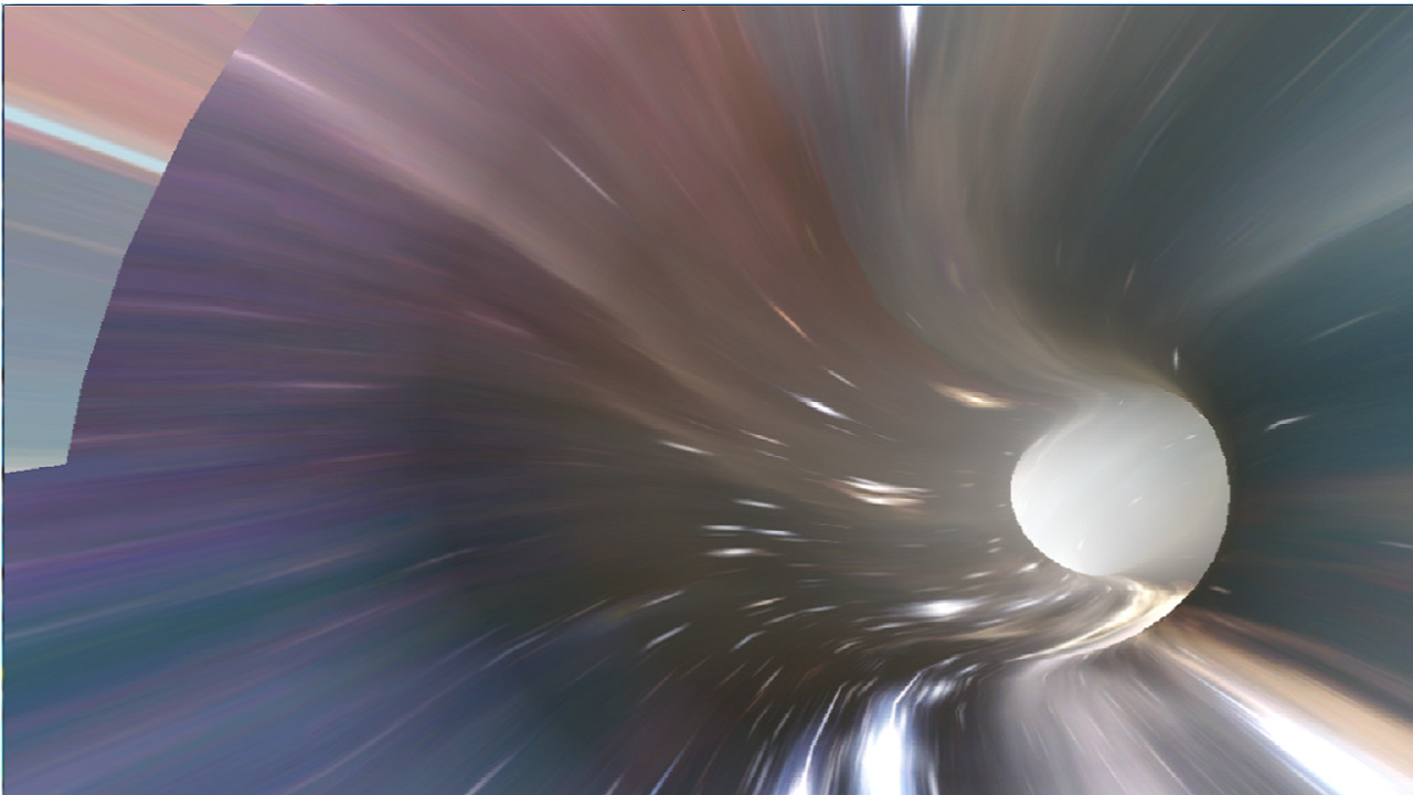 VR Black Hole Travel Hypothesis