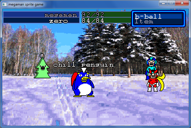 Megaman Sprite Game