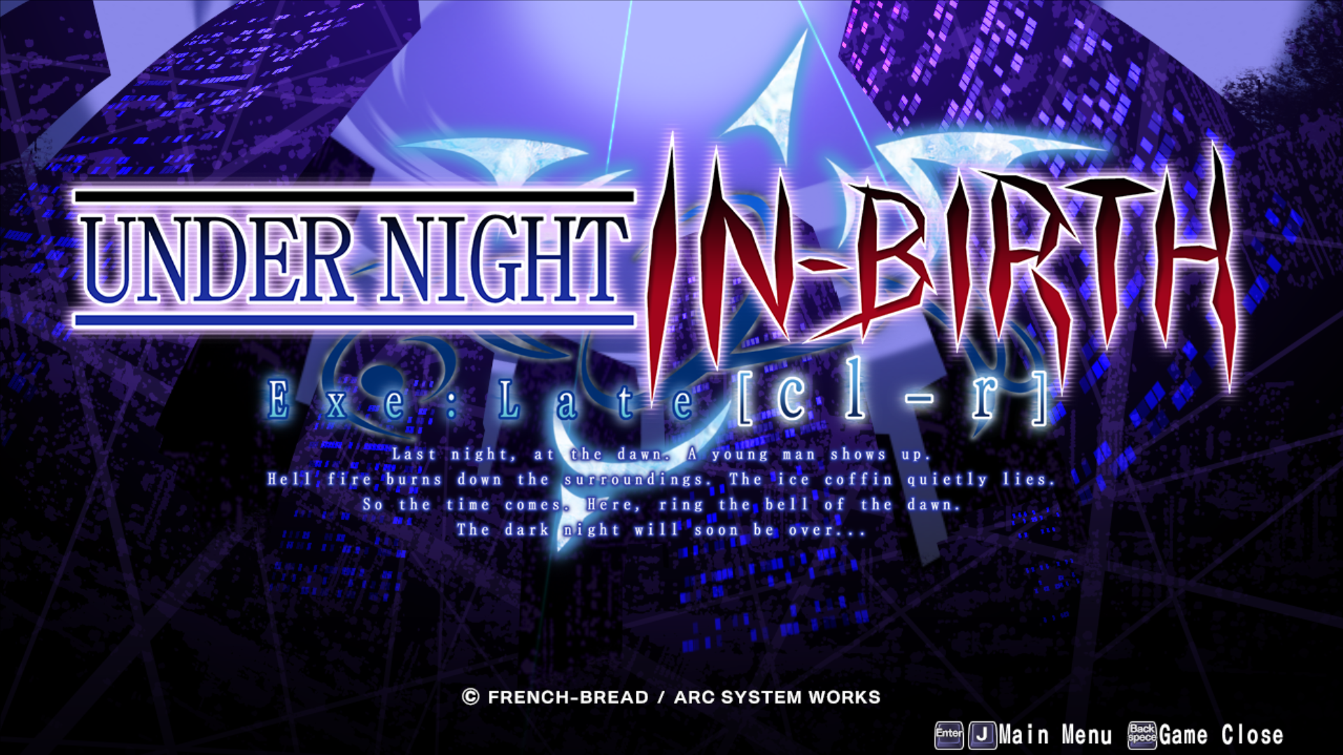 Under Night In-Birth Exe:Late[cl-r]