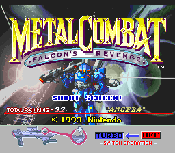 Metal Combat: Falcon’s Revenge