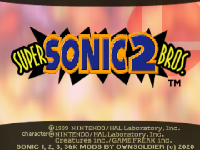 Super Smash Bros. Sonic 2 Mod